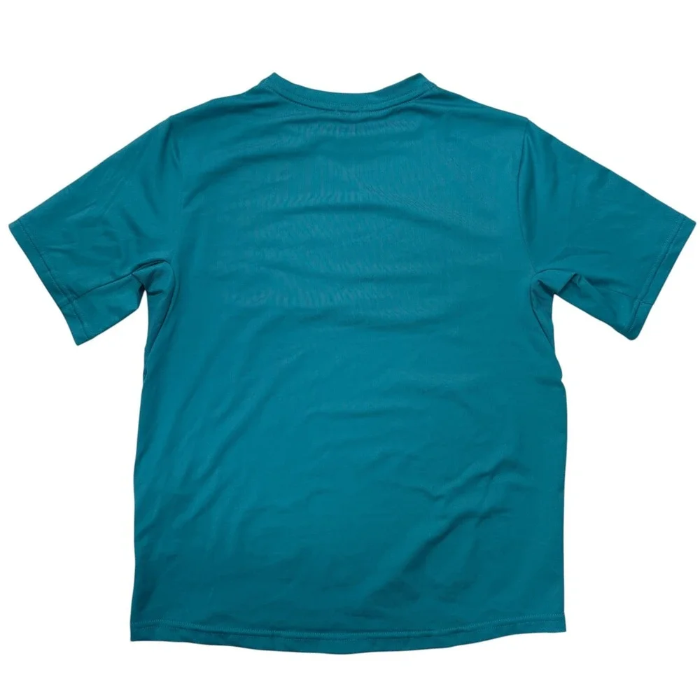 Patagonia Kids Capilene Silkweight Graphic Tee Large 12 Blue Waves 62380